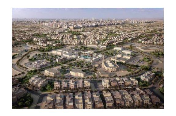 GRAF_PR_Al-Mutlaa.jpg South al-Mutlaa: By 2023, a whole city and its infrastructure will have emerged out of the desert sands of Kuwait. Visualisation: KUNA
